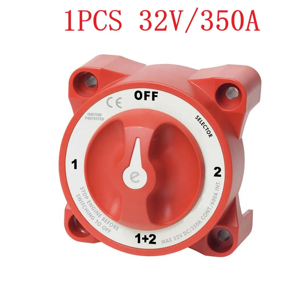 4th Gear 32V/350A Boat Yacht Battery Switch 3/8" - 16 RV Battery Power Off Rotary Switch Waterproof Power Off Switch
4th Gear 32V/350A Boat Yacht Battery Switch 3/8" - 16 RV Battery Power Off Rotary Switch Waterproof Power Off Switch