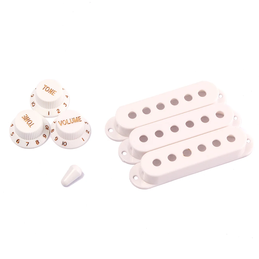 1 Set Guitar Parts Light Premium Practical Durable Knobs Pickup Covers for Musical Instrument Guitar
1 Set Guitar Parts Light Premium Practical Durable Knobs Pickup Covers for Musical Instrument Guitar