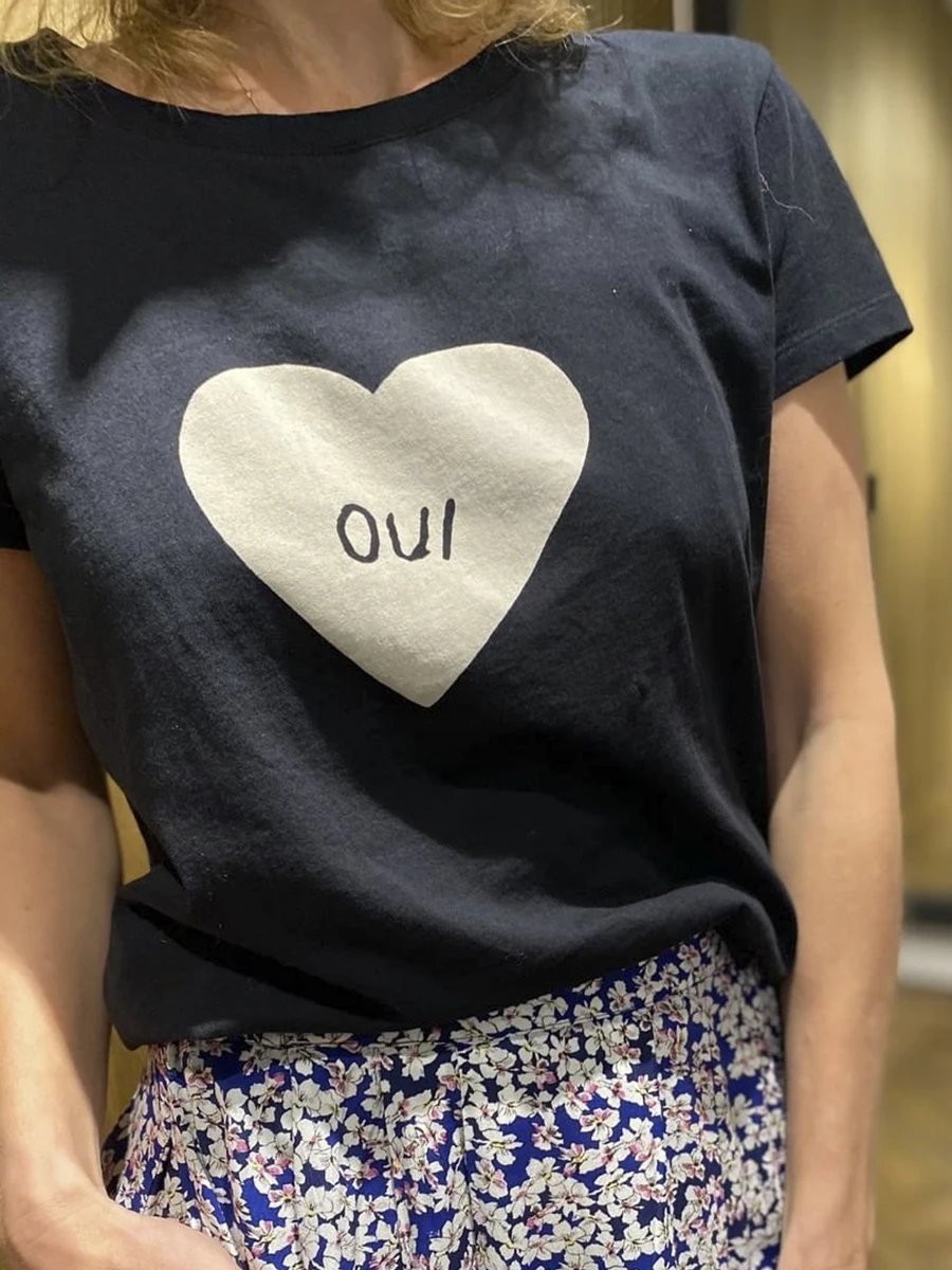 heart shape Graphic T-Shirt Ladies Summer Short Sleeve O Neck Cotton T Shirt Casual tshirt 2022 Classic Vintage Chic Tops Femme
heart shape Graphic T-Shirt Ladies Summer Short Sleeve O Neck Cotton T Shirt Casual tshirt 2022 Classic Vintage Chic Tops Femme