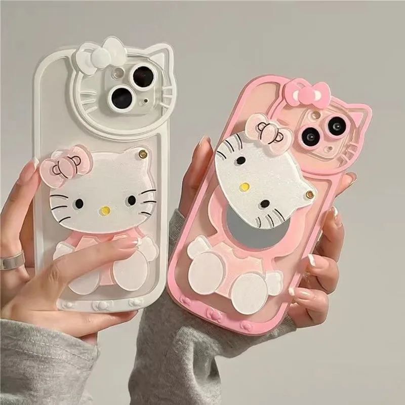 Cute Hello Kittys Vanity Mirror Pink Shell Textured Phone Case for Iphone 13 12 11 Pro Max Xr Xs Max Soft Shell Y2K Girls Toys
Cute Hello Kittys Vanity Mirror Pink Shell Textured Phone Case for Iphone 13 12 11 Pro Max Xr Xs Max Soft Shell Y2K Girls Toys