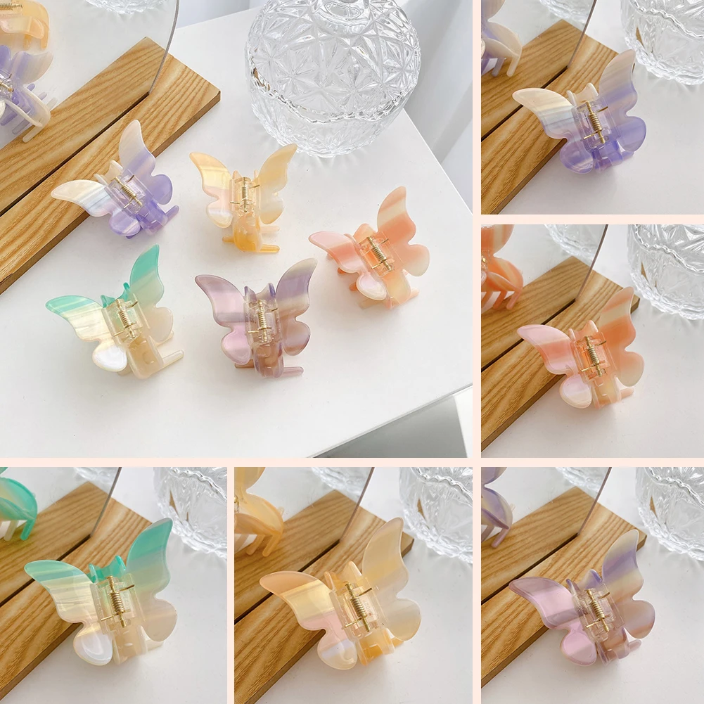 Fashion Butterfly Hair Clip Women Girls Matte Hair Clips Claw Crab Barrette Colored Sweet Simple Hair Clamps Hair Accessories
Fashion Butterfly Hair Clip Women Girls Matte Hair Clips Claw Crab Barrette Colored Sweet Simple Hair Clamps Hair Accessories