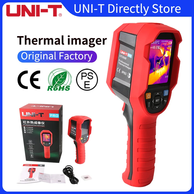 UNI-T UTi260B Infrared Thermal Imager -15~550°C Industrial Thermal Imaging Camera Handheld USB Infrared Thermometer hunt
UNI-T UTi260B Infrared Thermal Imager -15~550°C Industrial Thermal Imaging Camera Handheld USB Infrared Thermometer hunt