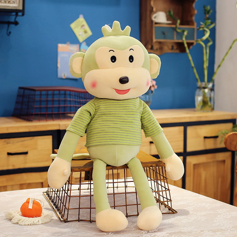 Newly Monkey Plush Toy with Striped T-shirt Animal Toys Sleeping Pillow Toy for Kids Stuffed Animal Toy for Home Decor
Newly Monkey Plush Toy with Striped T-shirt Animal Toys Sleeping Pillow Toy for Kids Stuffed Animal Toy for Home Decor