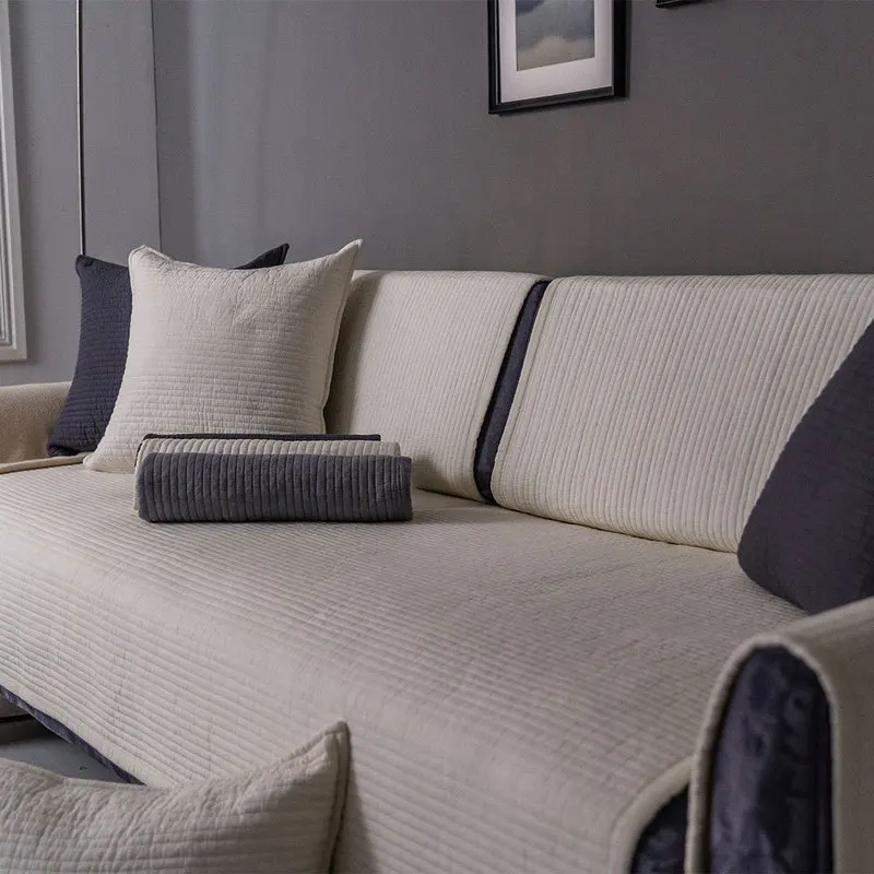 Sofa Cover Solid Color Sofa Cushion Towel Cotton Couch Cover Modern Non-slip Slipcover Armrests 1/2/3/4-seater For Living Room
Sofa Cover Solid Color Sofa Cushion Towel Cotton Couch Cover Modern Non-slip Slipcover Armrests 1/2/3/4-seater For Living Room