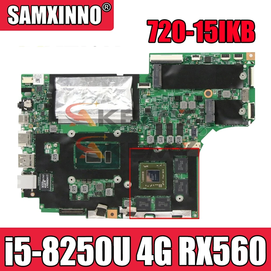 Материнская плата ype 81C7 81AG для ноутбука Lenovo 720-15IKB, материнская плата 16877-1M 448.0CJ03.001M с процессором i5 8250U 4G-RAM RX560 GPU
Материнская плата ype 81C7 81AG для ноутбука Lenovo 720-15IKB, материнская плата 16877-1M 448.0CJ03.001M с процессором i5 8250U 4G-RAM RX560 GPU
