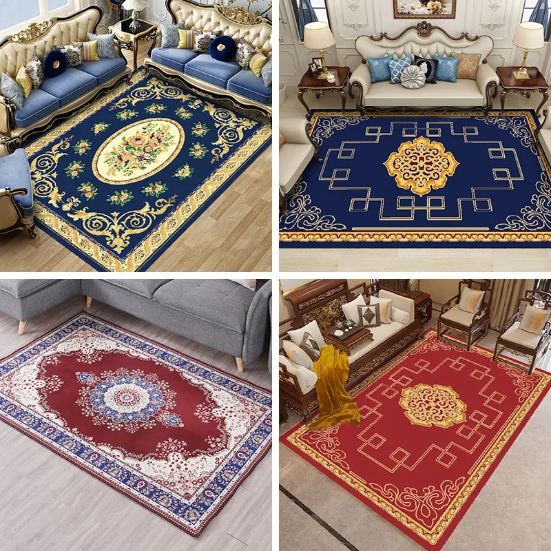 Carpet Retro Ethnic Carpet Absorbent Soft Home Carpet Living Room Decoration Anti-Slip Floor Mat Decoration Large Carpet Home
Carpet Retro Ethnic Carpet Absorbent Soft Home Carpet Living Room Decoration Anti-Slip Floor Mat Decoration Large Carpet Home