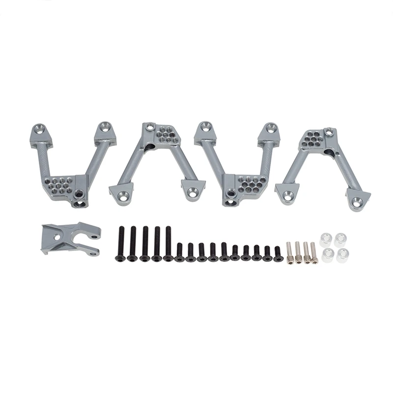 New 4PCS RC Car CNC Aluminum Shock Damper Towers Mount For 1/10 RC Crawler SCX10 II 90046 90047
New 4PCS RC Car CNC Aluminum Shock Damper Towers Mount For 1/10 RC Crawler SCX10 II 90046 90047