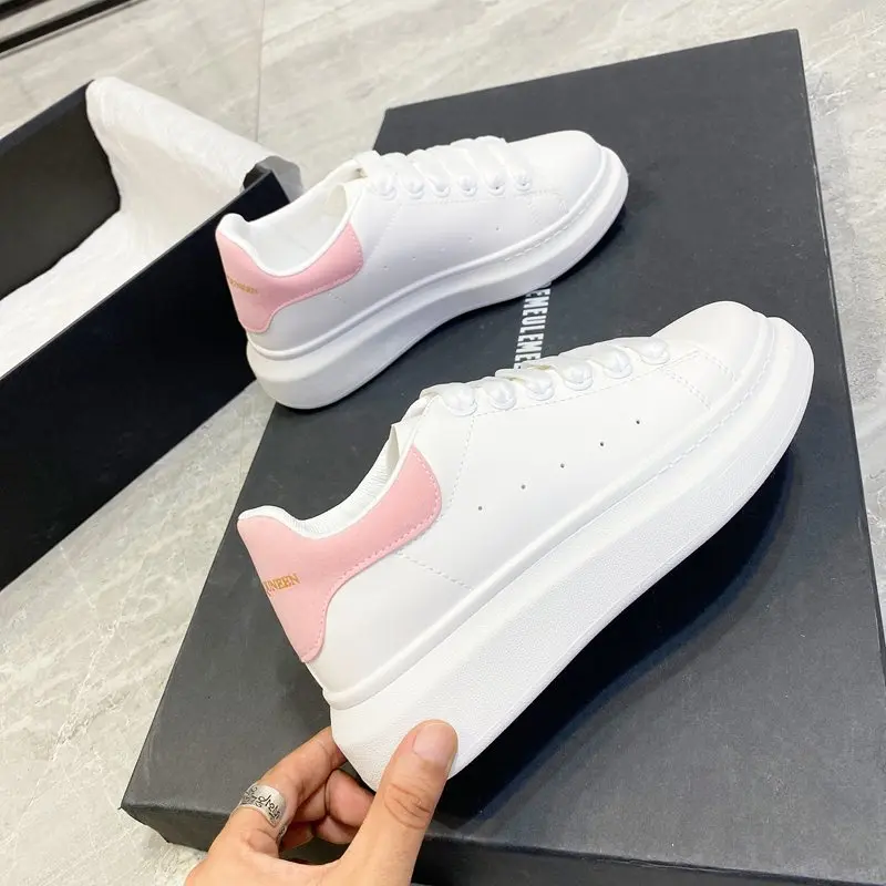

2023 Women Causal Shoes Pring Brand Spring Designer Wedges White Sneakers Platform Tenis Feminino Trainers Female Walking