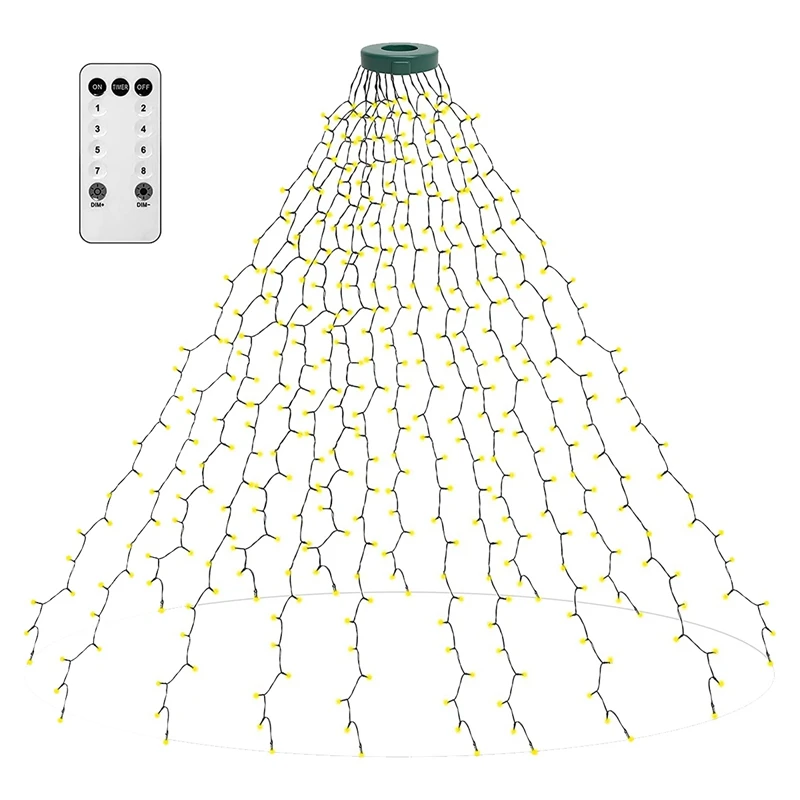 Christmas Tree Lights With 8 Light Modes Memory Function 6.6FT X 16 White US Plug
Christmas Tree Lights With 8 Light Modes Memory Function 6.6FT X 16 White US Plug