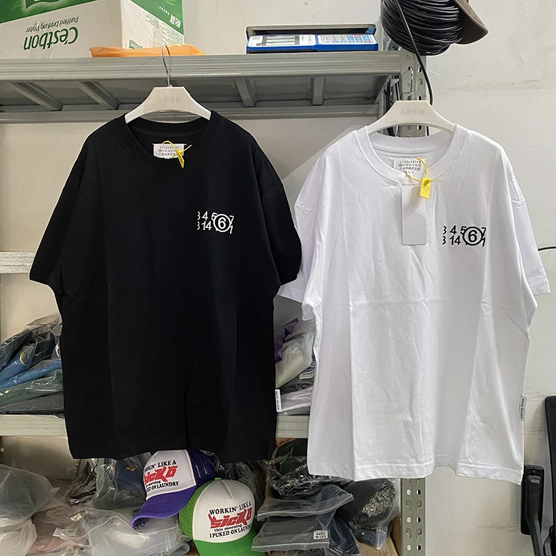 MM6 Margiela T Shirt Men Women Embroidered Logo Label Short sleeved T-shirts Tee
MM6 Margiela T Shirt Men Women Embroidered Logo Label Short sleeved T-shirts Tee