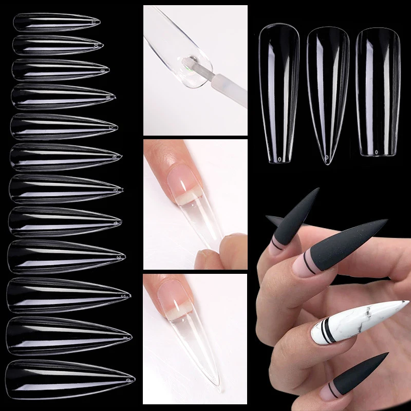 48Pcs Fake Nail Half Full Cover Press On Nail Extension Clear Acrylic Artificial Nails Seamless Manicure Tool Nails Art Decor
48Pcs Fake Nail Half Full Cover Press On Nail Extension Clear Acrylic Artificial Nails Seamless Manicure Tool Nails Art Decor