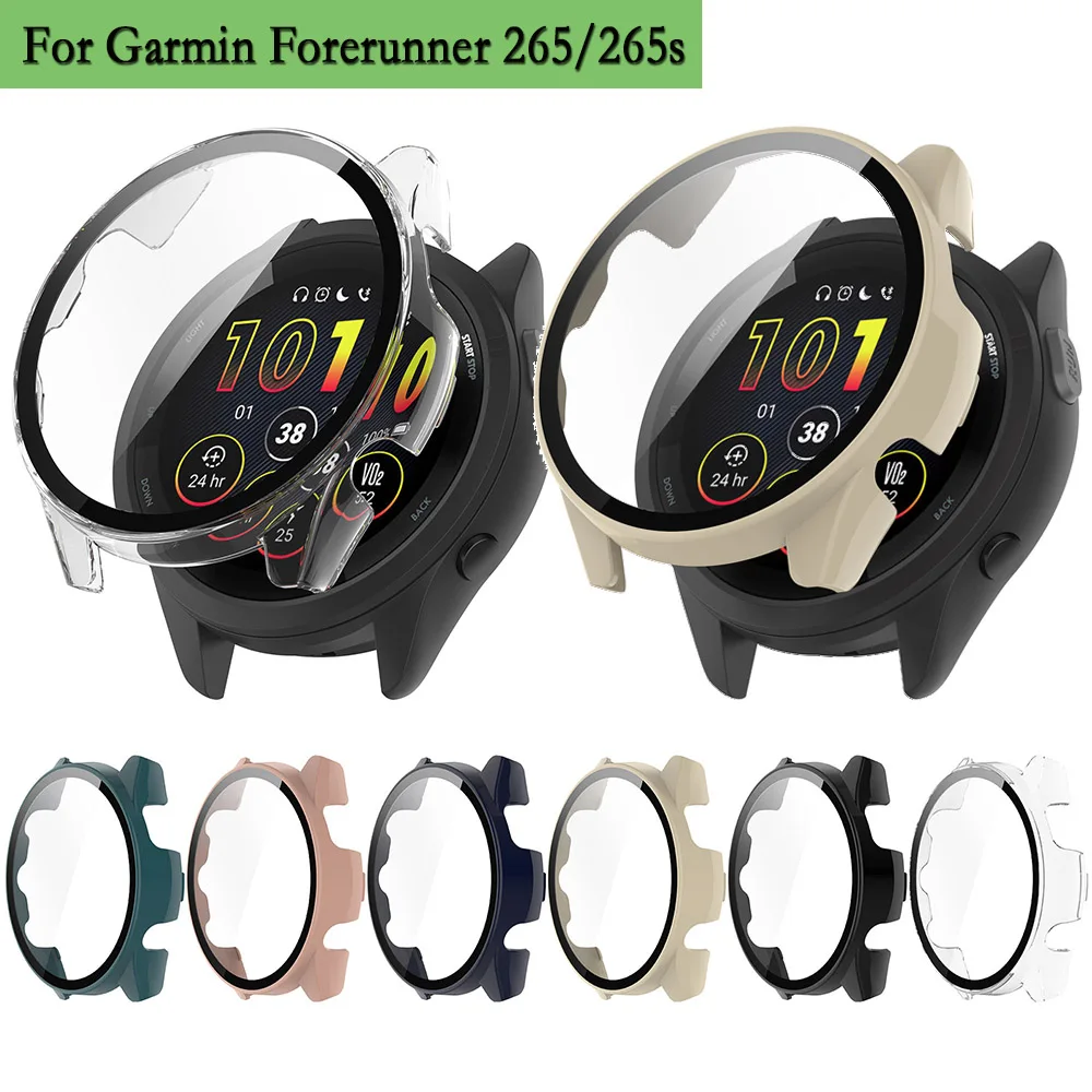 Steel Film+PC Cover For Garmin Forerunner255/255S Watch Case 46mm 41mm Bumper Tempered Case Screen Protector Garmin watch Serie
Steel Film+PC Cover For Garmin Forerunner255/255S Watch Case 46mm 41mm Bumper Tempered Case Screen Protector Garmin watch Serie