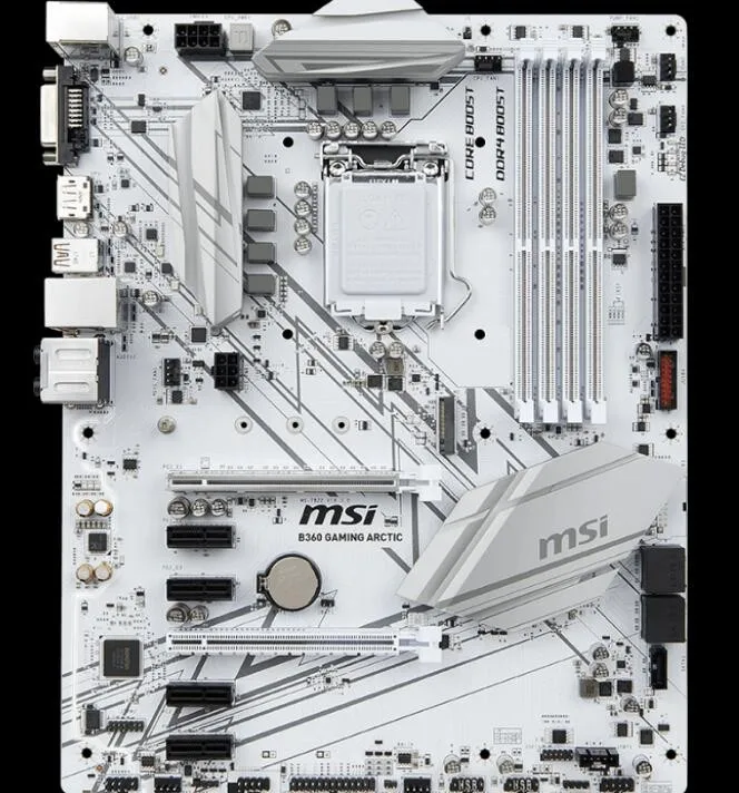 Материнская плата MSI B360 GAMING ARCTIC LGA 1151, материнская плата DDR4 1151, Intel B360 64 Гб PCI-E 3,0 M.2 SATA 3 USB3.1 для ядра
Материнская плата MSI B360 GAMING ARCTIC LGA 1151, материнская плата DDR4 1151, Intel B360 64 Гб PCI-E 3,0 M.2 SATA 3 USB3.1 для ядра