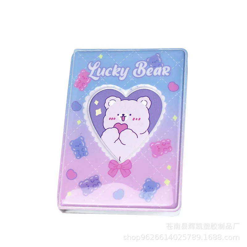 Korea ins Kawaii Rabbit Bear Photocard Holder Book Kpop Heart Love Binder 40pocket Mini Idol Photo Collect Book Album For Instax
Korea ins Kawaii Rabbit Bear Photocard Holder Book Kpop Heart Love Binder 40pocket Mini Idol Photo Collect Book Album For Instax