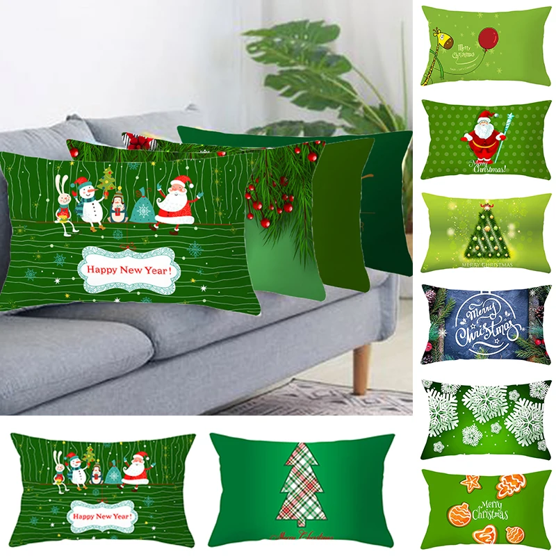 Christmas Pillowcase Green Series Pillow Case Skin Friendly Cartoon Waist Pillow Cover Printed Cushion Cover Home Textile
Christmas Pillowcase Green Series Pillow Case Skin Friendly Cartoon Waist Pillow Cover Printed Cushion Cover Home Textile