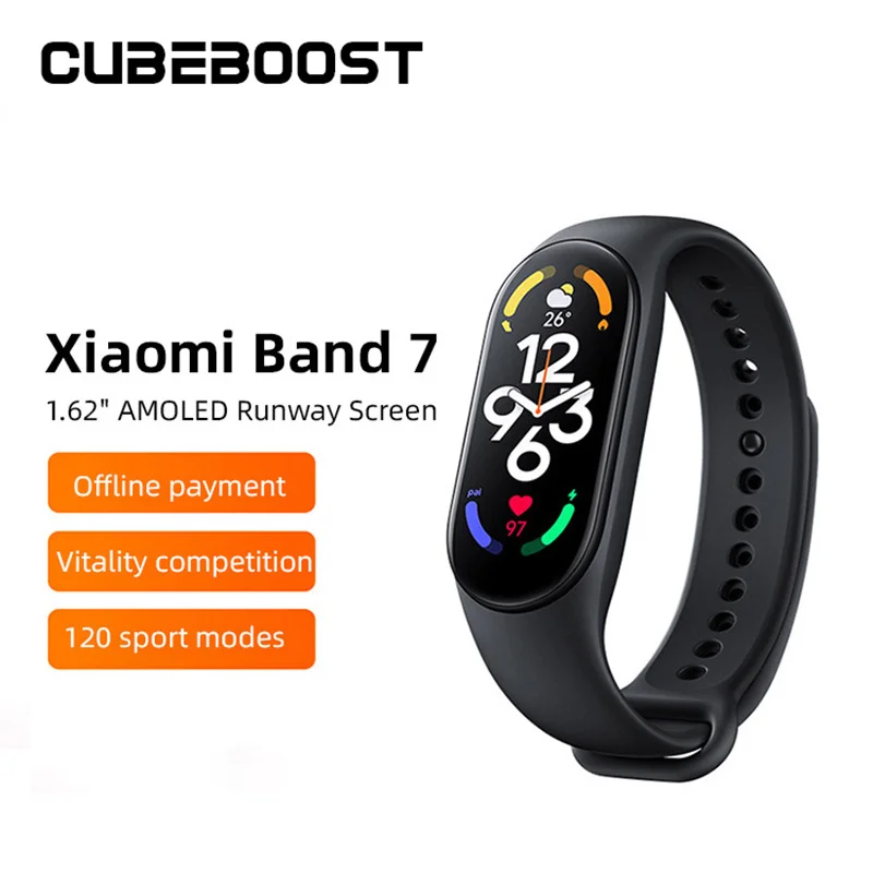Xiaomi Mi Band 7 Smart Bracelet,Blood Oxygen Heart Rate Fitness Traker,Bluetooth Waterproof Smart Band CN Standard Version
Xiaomi Mi Band 7 Smart Bracelet,Blood Oxygen Heart Rate Fitness Traker,Bluetooth Waterproof Smart Band CN Standard Version