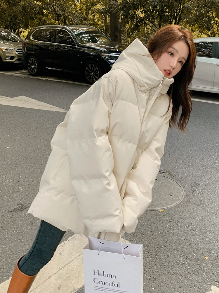 A Cotton-padded jacket women's winter new style Korean loose bread cotton-padded jacket padded jacket
A Cotton-padded jacket women's winter new style Korean loose bread cotton-padded jacket padded jacket