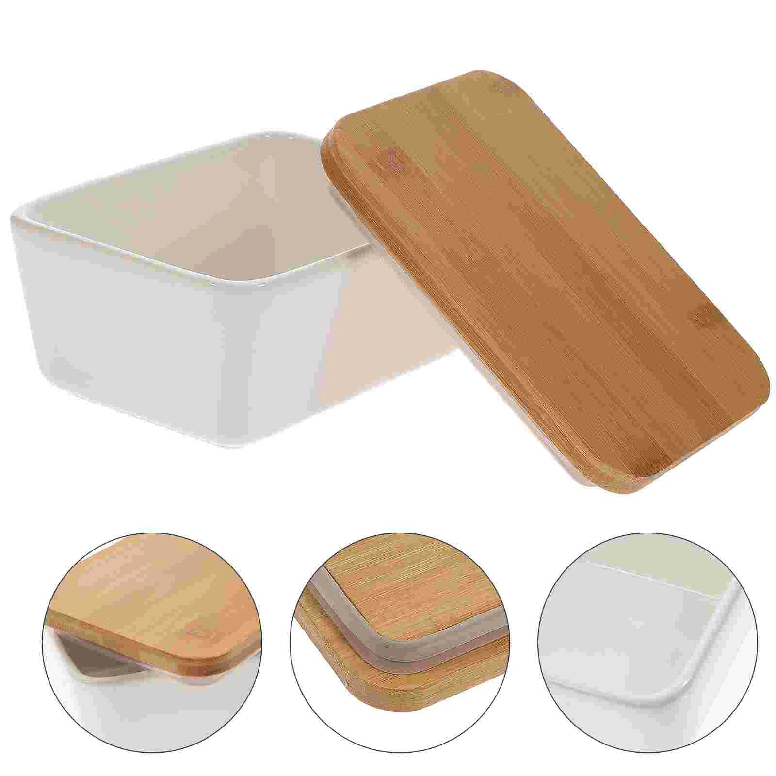 Butterdish Container Plate Keeper Lid Cover Ceramic Box Wooden Covered Tray Dessert Porcelain Cheese Bowl Holder Serving Server
Butterdish Container Plate Keeper Lid Cover Ceramic Box Wooden Covered Tray Dessert Porcelain Cheese Bowl Holder Serving Server