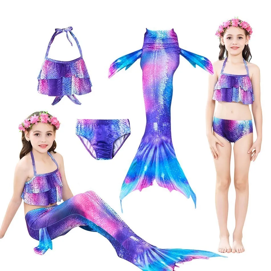 2022 Summer Ariel Mermaid Swimsuit For Girls Halloween Cosplay Costume Child Beach Swimming Bikini Suit Kids Vestidos 3-12Years
2022 Summer Ariel Mermaid Swimsuit For Girls Halloween Cosplay Costume Child Beach Swimming Bikini Suit Kids Vestidos 3-12Years