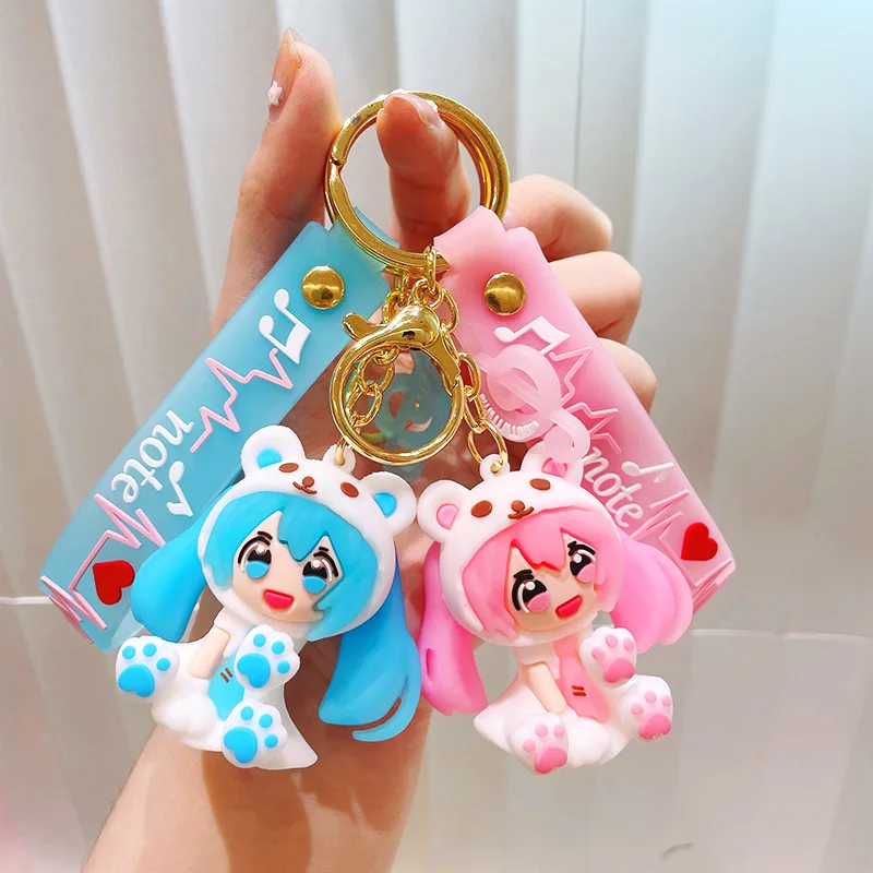 Hatsune Miku Keychain Creative Cartoon Cute Doll Keyring Fashion Couple Bag Ornament Key Chain Car Pendant Accessories Kids Gift
Hatsune Miku Keychain Creative Cartoon Cute Doll Keyring Fashion Couple Bag Ornament Key Chain Car Pendant Accessories Kids Gift