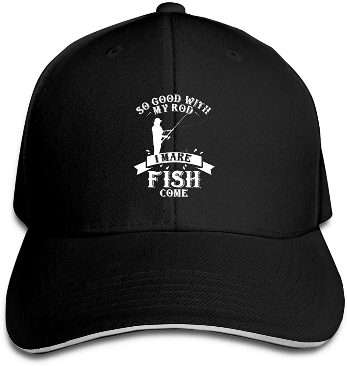 So Good with My Rod, I Make Fish Come Trucker Baseball Cap Adjustable Peaked Sandwich Hat
So Good with My Rod, I Make Fish Come Trucker Baseball Cap Adjustable Peaked Sandwich Hat