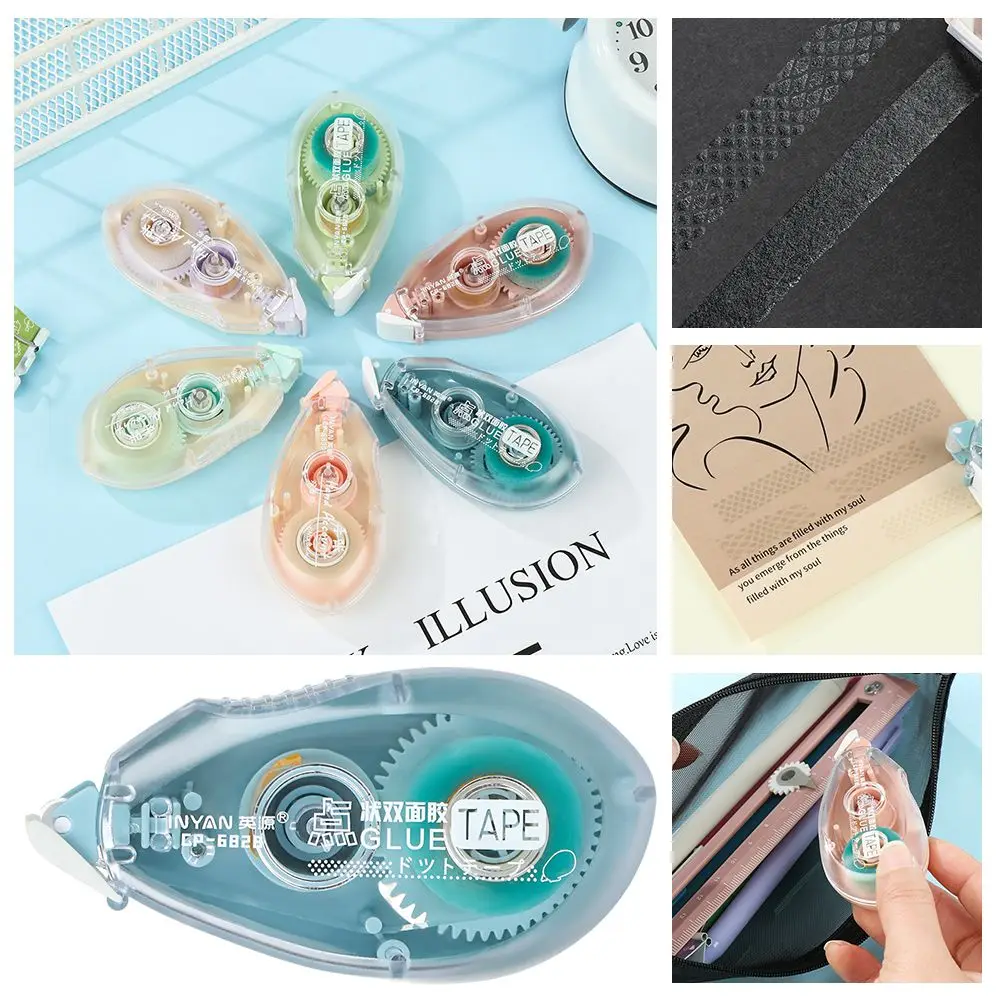 New Scrapbooking Decor Practical Creative Glue Tape Dispenser Double Sided Adhesive Office Supplies Dots Stick Roller
New Scrapbooking Decor Practical Creative Glue Tape Dispenser Double Sided Adhesive Office Supplies Dots Stick Roller