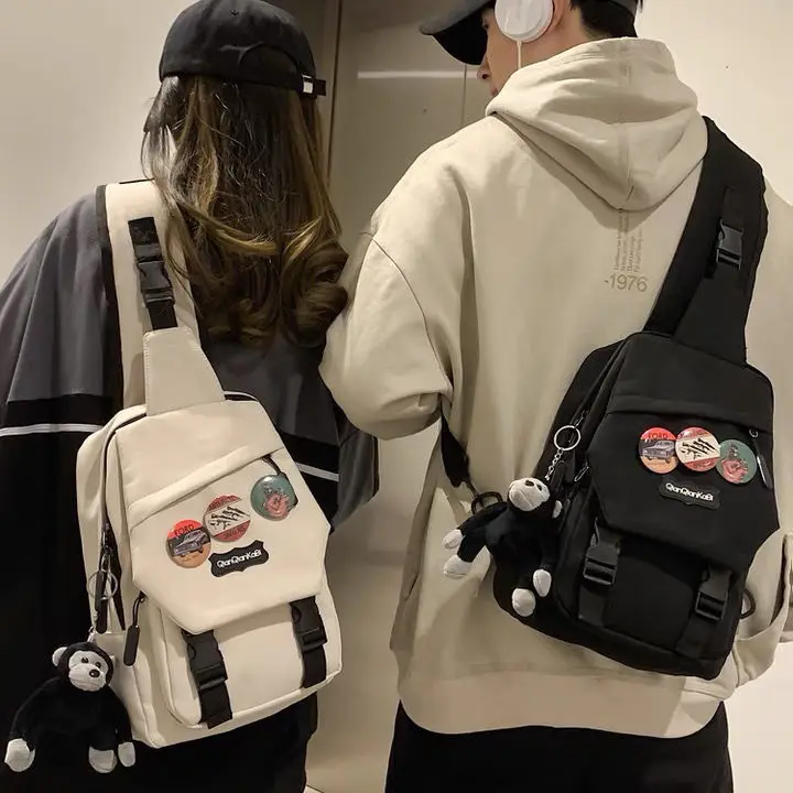 Messenger bag men's tide brand ins casual shoulder backpack female students Japanese large-capacity sports chest bag
Messenger bag men's tide brand ins casual shoulder backpack female students Japanese large-capacity sports chest bag