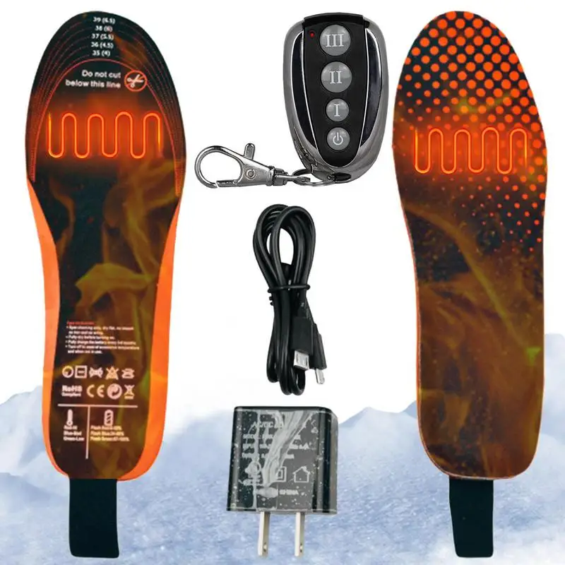 Winter Heated Insoles Remote Control Rechargeable Heating Insole Lithium Battery Heated Insoles For Blood Circulation Promotion
Winter Heated Insoles Remote Control Rechargeable Heating Insole Lithium Battery Heated Insoles For Blood Circulation Promotion
