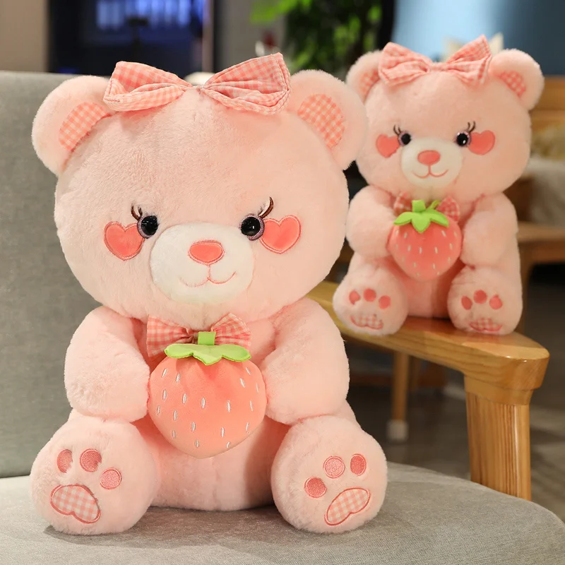 35-55cm Soft Teddy Bear Plush Toys Fruit Bear Super Big Strawberry Hugging Pillow Stuffed Animal Cushion Children Birthday Gift
35-55cm Soft Teddy Bear Plush Toys Fruit Bear Super Big Strawberry Hugging Pillow Stuffed Animal Cushion Children Birthday Gift