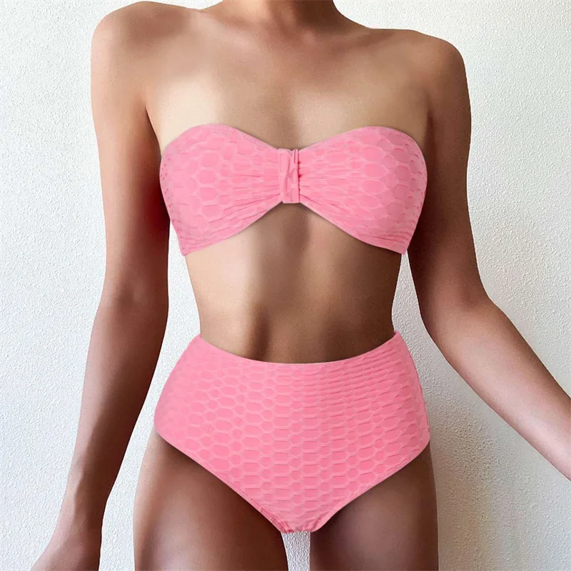Sexy Women High Waist Bikini Thong 2 Pieces Swimsuit Swimwear Female Bandeau Thong Brazilian Bikini Set Bathing Suit Bather
Sexy Women High Waist Bikini Thong 2 Pieces Swimsuit Swimwear Female Bandeau Thong Brazilian Bikini Set Bathing Suit Bather