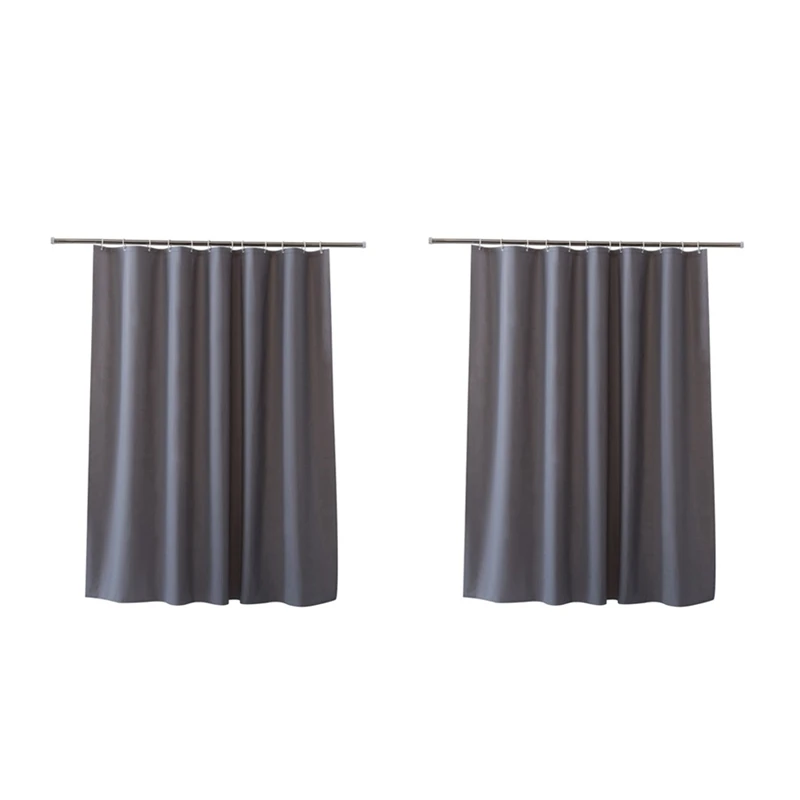2X Shower Curtain 180X200cm Extra Long Wide EVA Bathroom Curtains Mould Proof Resistant Bath Curtains Waterproof
2X Shower Curtain 180X200cm Extra Long Wide EVA Bathroom Curtains Mould Proof Resistant Bath Curtains Waterproof