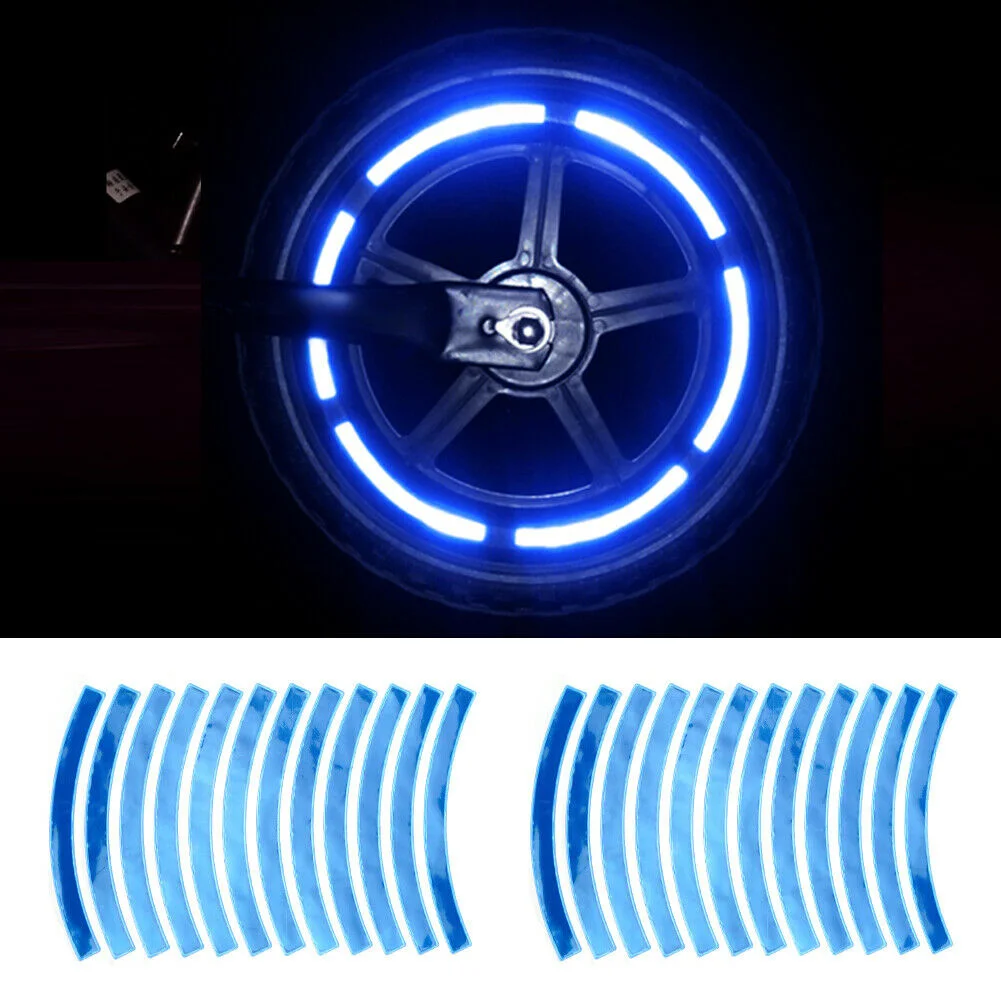 24pcs Universal Motorcycle Sticker Wheel Rim Reflective Strips Decorative Stripe Car Bike Motorbike Bicycle Wheel Decor Trim
24pcs Universal Motorcycle Sticker Wheel Rim Reflective Strips Decorative Stripe Car Bike Motorbike Bicycle Wheel Decor Trim