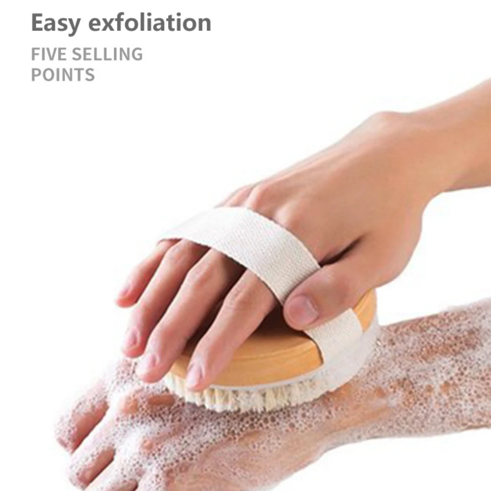 Body Brush Natural Boar Bristle Organic Dry Skin Body Brush Bamboo Wet Back Shower Brushes Exfoliating Bathing Brush
Body Brush Natural Boar Bristle Organic Dry Skin Body Brush Bamboo Wet Back Shower Brushes Exfoliating Bathing Brush