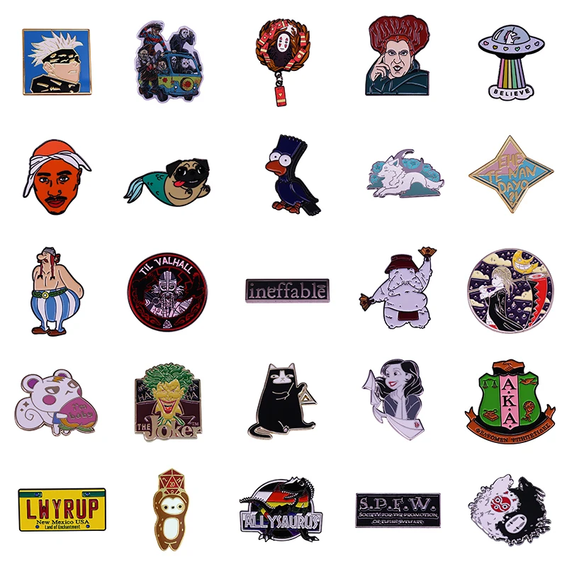 New Japanese Anime Icons Jujutsu Kaisen Enamel Pin Brooches Clothes Backpack Collar Badge Lapel Pin Brooch Cosplay jewelry Gifts 
New Japanese Anime Icons Jujutsu Kaisen Enamel Pin Brooches Clothes Backpack Collar Badge Lapel Pin Brooch Cosplay jewelry Gifts