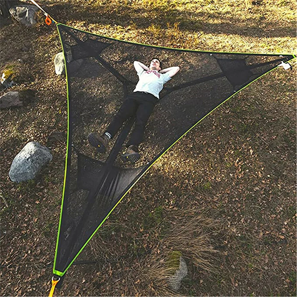 Multi Person Hammock 3 POINT DESIGN Portable Hammock Multi-functional Triangle Aerial Mat Convenient For Outdoor Camping Sleep
Multi Person Hammock 3 POINT DESIGN Portable Hammock Multi-functional Triangle Aerial Mat Convenient For Outdoor Camping Sleep