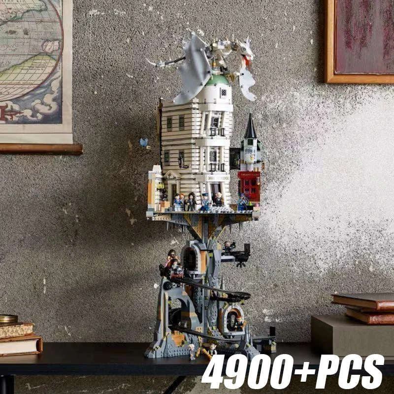 4900PCS City Castle Street View Gringotts Wizarding Bank - Collectors' Edition Blocks of Constructions MOC Building Blocks Toys
4900PCS City Castle Street View Gringotts Wizarding Bank - Collectors' Edition Blocks of Constructions MOC Building Blocks Toys