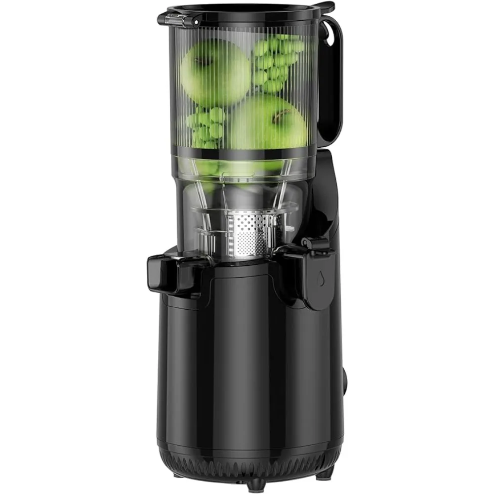 

Cold Press Juicer, Amumu Slow Masticating Machines with 5.3" Extra Large Feed Chute Fit Whole Fruits & Vegetables Easy Clean