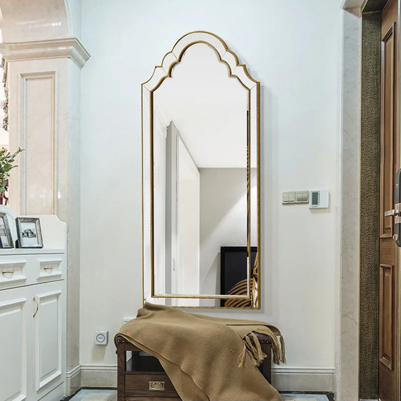 Big Gold Wall Mirrors Full Body Makeup Irregular Bedroom Luxury Aesthetic Vanity Tray Mirrors Hallway Wanddeko Home Ornament
Big Gold Wall Mirrors Full Body Makeup Irregular Bedroom Luxury Aesthetic Vanity Tray Mirrors Hallway Wanddeko Home Ornament