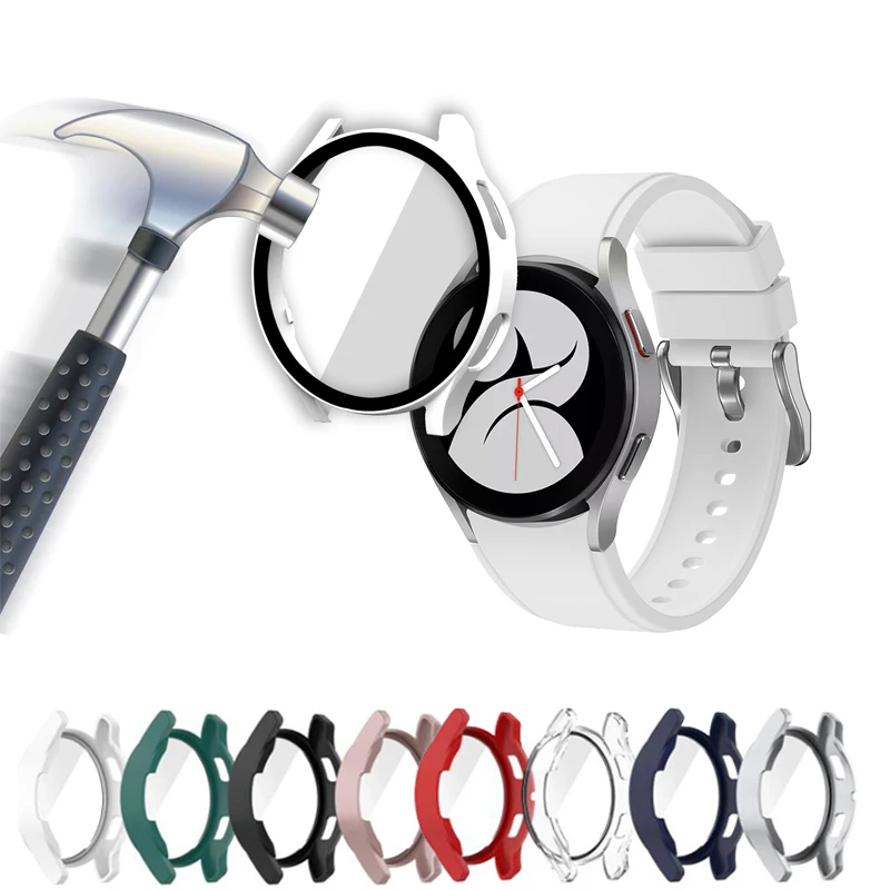 Glass+Case for samsung Galaxy watch 4 Accessories PC all-around Anti-fall bumper cover+Screen protector Galaxy watch4 44mm 40mm
Glass+Case for samsung Galaxy watch 4 Accessories PC all-around Anti-fall bumper cover+Screen protector Galaxy watch4 44mm 40mm