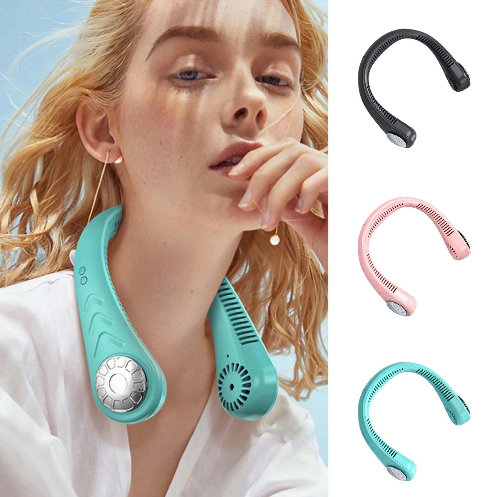 Lazy Neckband Fan USB Rechargeable 3-speed Cooling Fan For Men Women Kids Home Office Travel Outdoor
Lazy Neckband Fan USB Rechargeable 3-speed Cooling Fan For Men Women Kids Home Office Travel Outdoor