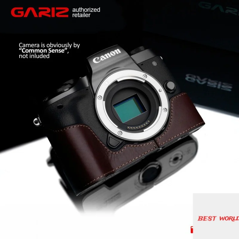 GARIZ XS-CHEOSM5BR Geniune Leather Half Case for CANON EOSM5 M5 BROWN MVP CAMERA 
GARIZ XS-CHEOSM5BR Geniune Leather Half Case for CANON EOSM5 M5 BROWN MVP CAMERA