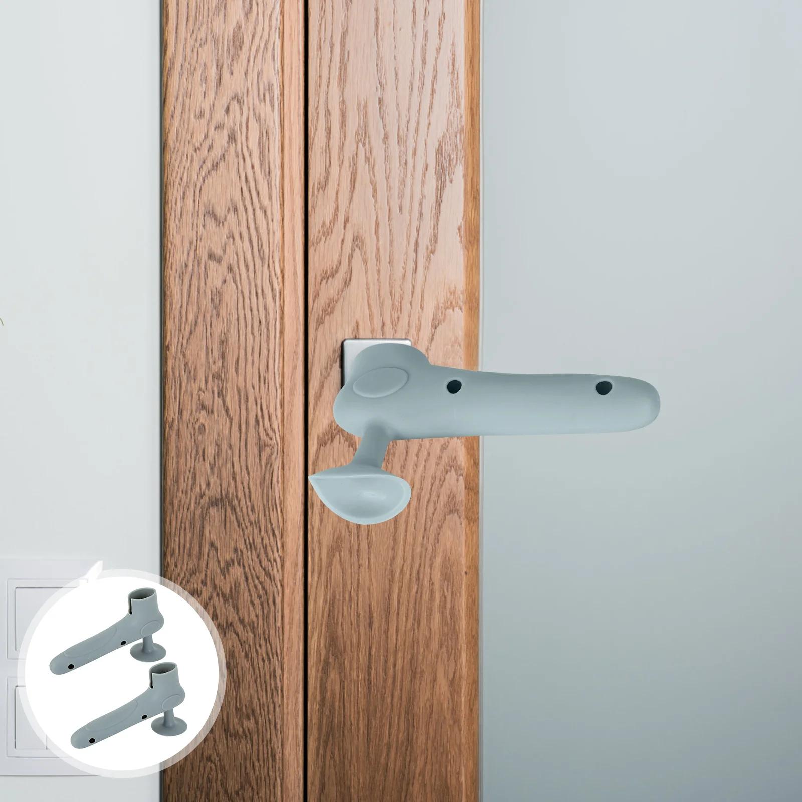 L-Shape Door Knob Cover with Silicone Bumper for Baby Safety Door Handle Sleeve and Wall Protector Reusable Mute Cover
L-Shape Door Knob Cover with Silicone Bumper for Baby Safety Door Handle Sleeve and Wall Protector Reusable Mute Cover