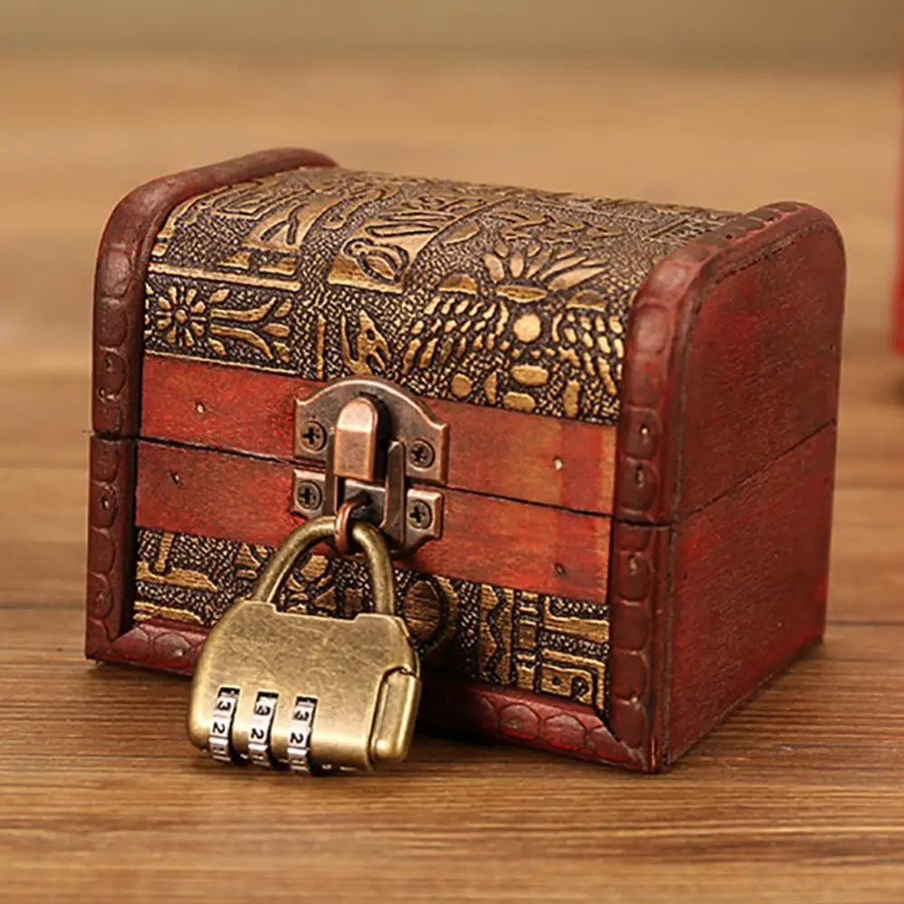 Jewelry Storage Box Wood Vintage Treasure Chest Ring with Lock Wooden Trinket Case Holder Pearl Wooden Organizer
Jewelry Storage Box Wood Vintage Treasure Chest Ring with Lock Wooden Trinket Case Holder Pearl Wooden Organizer