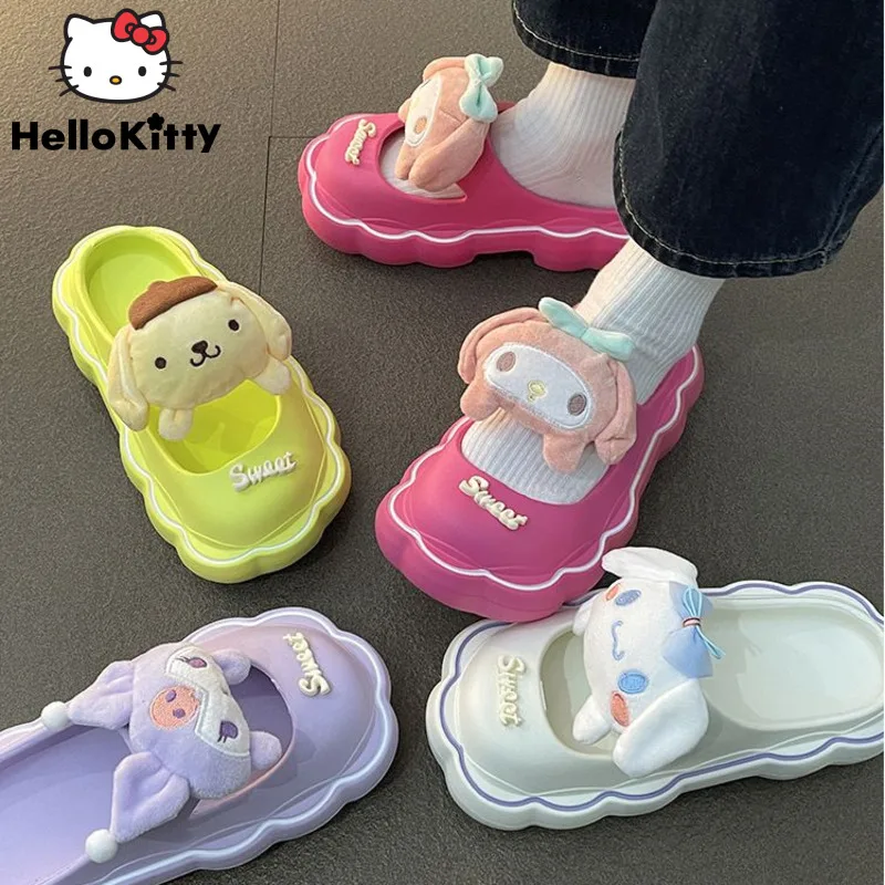 Sanrio Cinnamoroll Melody Kuromi Purin женские джинсовые тапочки Мэри Y2k Симпатичные Мультяшные кукольные сандалии 2023 летняя новая трендовая Желейная обувь
Sanrio Cinnamoroll Melody Kuromi Purin женские джинсовые тапочки Мэри Y2k Симпатичные Мультяшные кукольные сандалии 2023 летняя новая трендовая Желейная обувь