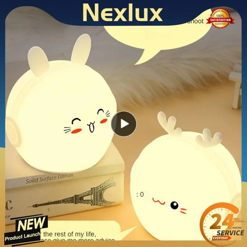 Dimming Bunny Shape Lamp Soft Lighting Night Light Cartoon Usb Charging Cute Pet Sleeping Lamp Night Lamp
Dimming Bunny Shape Lamp Soft Lighting Night Light Cartoon Usb Charging Cute Pet Sleeping Lamp Night Lamp