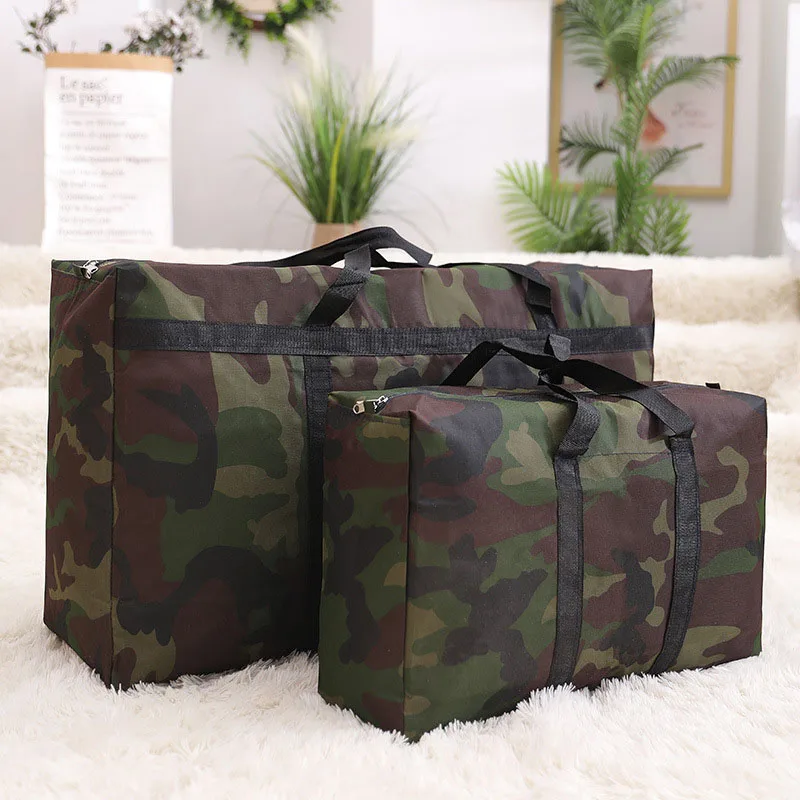 Camouflage Thickened Waterproof Oxford Cloth Luggage Bag Large Capacity Quilt Storage Bag Travel Bags Carrying Camping Bag
Camouflage Thickened Waterproof Oxford Cloth Luggage Bag Large Capacity Quilt Storage Bag Travel Bags Carrying Camping Bag