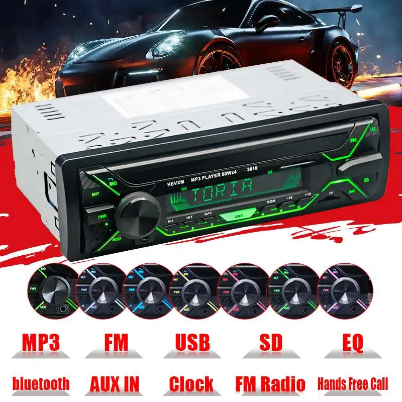 Car Radio Stereo Player Digital Bluetooth Car MP3 Player 60Wx4 FM Radio Stereo Audio Music USB/SD with In Dash AUX Input
Car Radio Stereo Player Digital Bluetooth Car MP3 Player 60Wx4 FM Radio Stereo Audio Music USB/SD with In Dash AUX Input