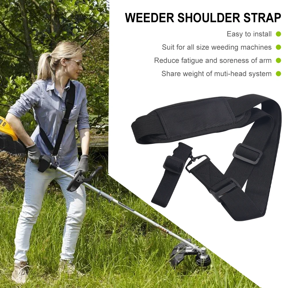 Grass Trimmer Shoulder Strap Adjustable 80-128cm Bush Cutter Harness Quick Release for Weed Eater String Trimmer Leaf Blower
Grass Trimmer Shoulder Strap Adjustable 80-128cm Bush Cutter Harness Quick Release for Weed Eater String Trimmer Leaf Blower