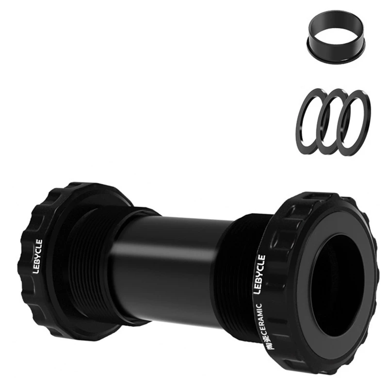 Lebycle Bike Bottom Bracket Set Sealed Bearing Thread Type 68 73mm BSA68 BB91 Shell 24mm MTB Road Bike Bottom Bracket
Lebycle Bike Bottom Bracket Set Sealed Bearing Thread Type 68 73mm BSA68 BB91 Shell 24mm MTB Road Bike Bottom Bracket