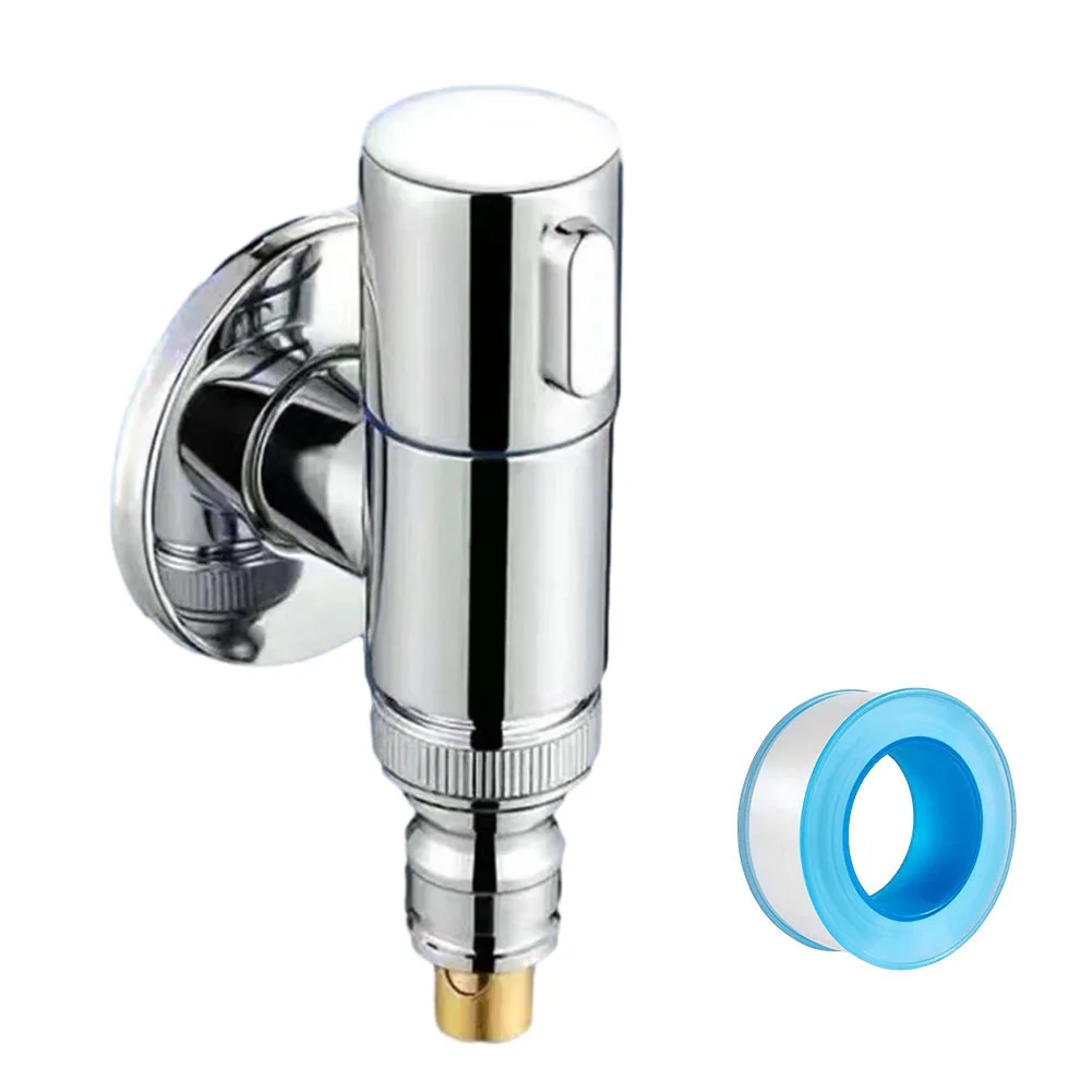 1pc Washing Machine Faucet Water Stop Quick Opening Angle Valve 1/2\" Interface Stainless Steel Angle Valve Bathroom Accessory
1pc Washing Machine Faucet Water Stop Quick Opening Angle Valve 1/2\" Interface Stainless Steel Angle Valve Bathroom Accessory